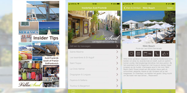 Mobiele Zuid-Frankrijk app. 